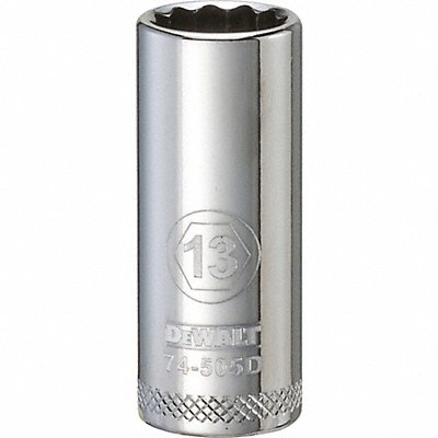 DEWALT DWMT74505OSP Deep Socket 12 Pt 3/8in 13 mm