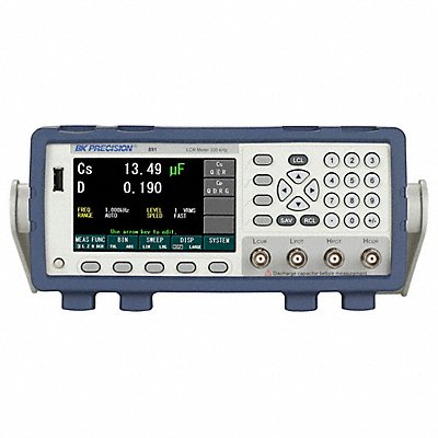 B K PRECISION 891 LCR Meter LCD w/ Kelvin Clips