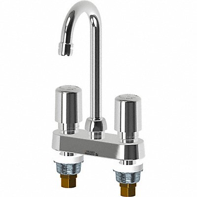 CHICAGO FAUCETS 895765ABCP Handle-Operated Faucet Deck Manual Metal