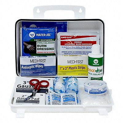MEDI-FIRST 89611 Burn Care Kit 138pcs 8.5 W 5.25 H White