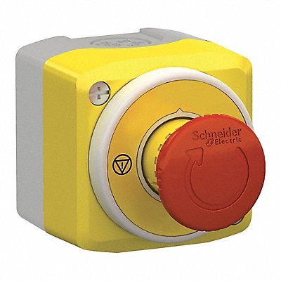 SCHNEIDER ELECTRIC XALK178W3B140G Control Station FeedThru Button Rd 1Light