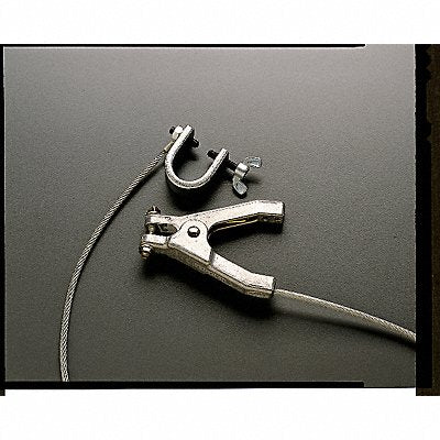 GRAINGER 8AAM2 Grounding Wire C-Clp Hand Clp 3ft
