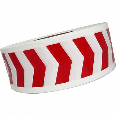 GRAINGER 3X1000L4MIL Barricade Tape Red/White 1000 ft x 3 In