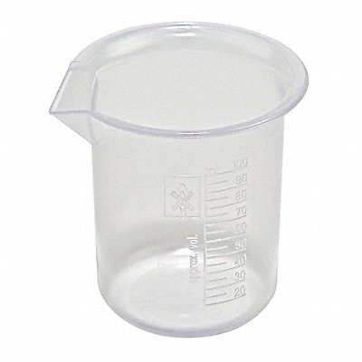 DYNALON 2220750100 Beaker 100 mL 72 mm H 51 mm Dia PK12