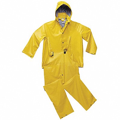 MCR SAFETY 800H Rain Hood Yellow Snaps Nylon