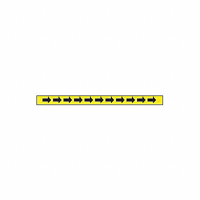 GRAINGER 8AFD1 Floor Tape Black/Yellow 2 inx180 ft Roll