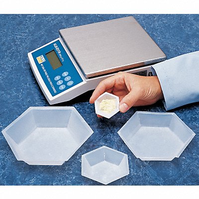 EAGLE THERMOPLASTIC HWB475 Weighing Dish 7/8 in D PK500