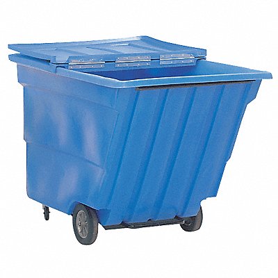 GRAINGER 22CUSBLUE Tilt Truck Medium-Duty 2-1/4 cu yd Blue