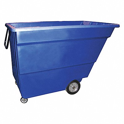 GRAINGER 17UTBLUE Tilt Truck Light-Duty 1-3/4 cu yd. Blue