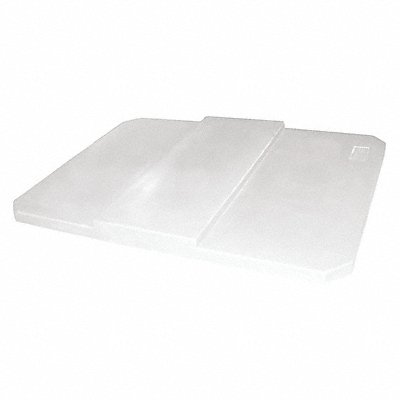 GRAINGER PBL16WHITE Cube Truck Lid White Fits 20 cu ft.