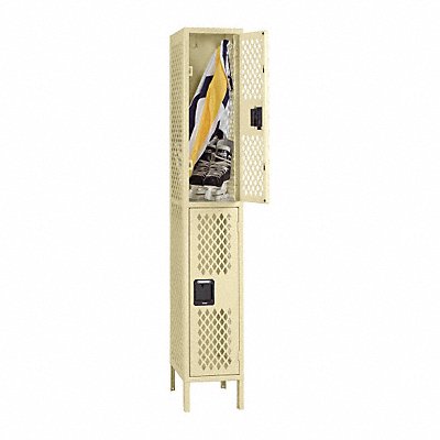 TENNSCO VDL1218361SND Wardrobe Locker 2x1Locker Sand 78 x12 x18 Assm