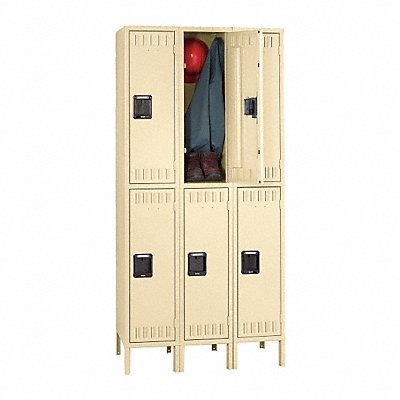 TENNSCO DTK1212363SD F0422 Locker 2x3Locker Sand 12 x12 x12 Unassembled
