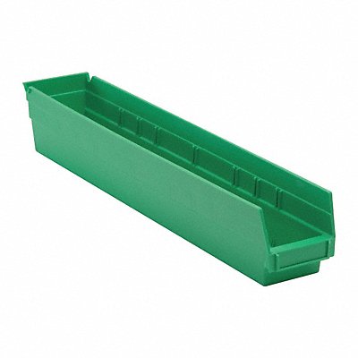 QUANTUM STORAGE SYSTEMS QSB105GN F0621 Shelf Bin Green Polypropylene 4 in