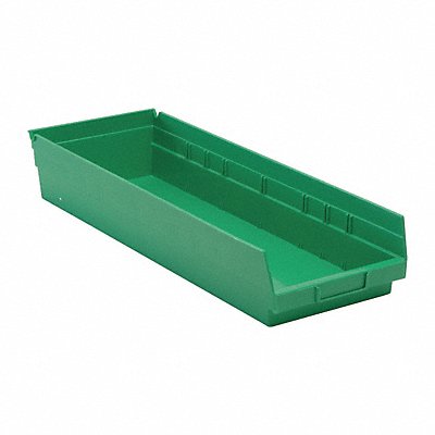QUANTUM STORAGE SYSTEMS QSB114GN F0623 Shelf Bin Green Polypropylene 4 in