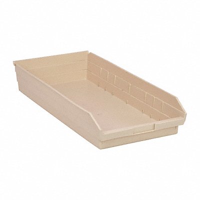 QUANTUM STORAGE SYSTEMS QSB116IV F0624 Shelf Bin Ivory Polypropylene 4 in