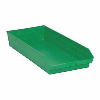 QUANTUM STORAGE SYSTEMS QSB116GN F0624 Shelf Bin Green Polypropylene 4 in