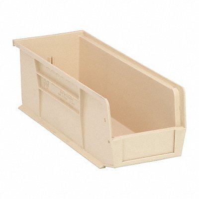 QUANTUM STORAGE SYSTEMS QUS234IV F0602 Hang and Stack Bin Ivory PP 5 in