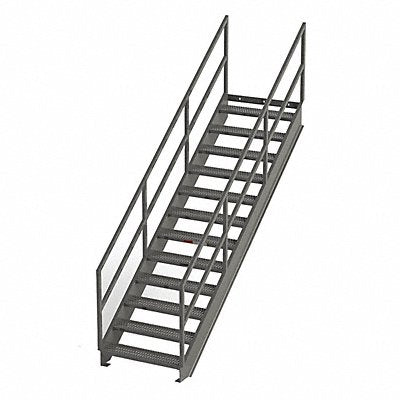 GRAINGER IS9136 Stair Unit Carbon Steel 13 Steps