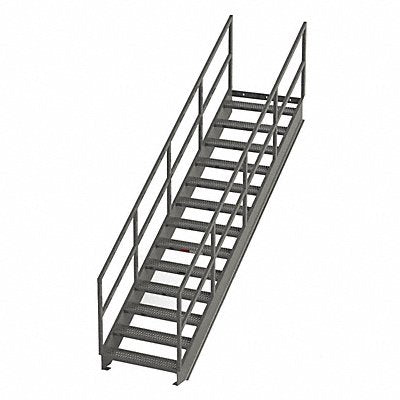 GRAINGER IS9836 Stair Unit Carbon Steel 14 Steps