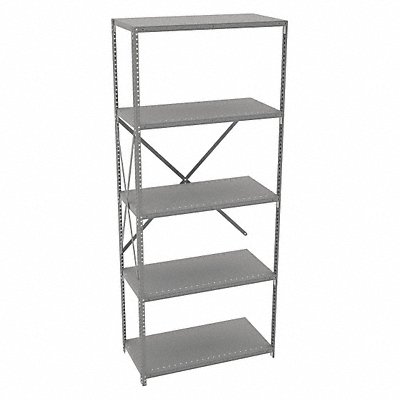 TENNSCO QOH53618AB Metal Shelving Cap 850 lb 18inx84inx36in