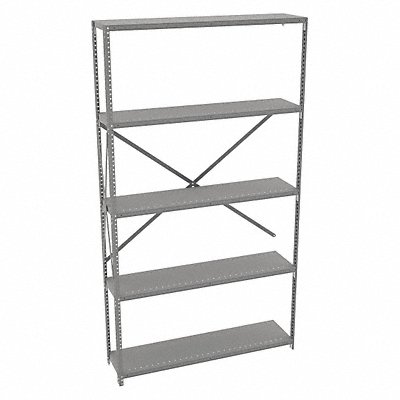 TENNSCO QOH54812AB Metal Shelving Cap 650 lb 12inx84inx48in