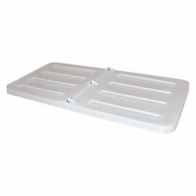 GRAINGER 58LIDWHITE Tilt Truck Lid White Fits 29-3/4 cu ft.