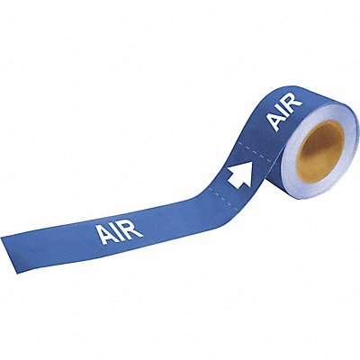 BRADY 73861 Pipe Marker Air 2 in H 12 in W