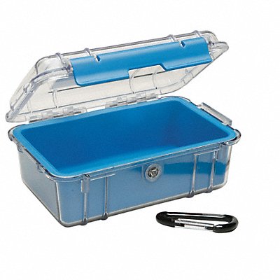 PELICAN 1050 Micro Case Blue 7.50 x 5.06 x 3.12 In