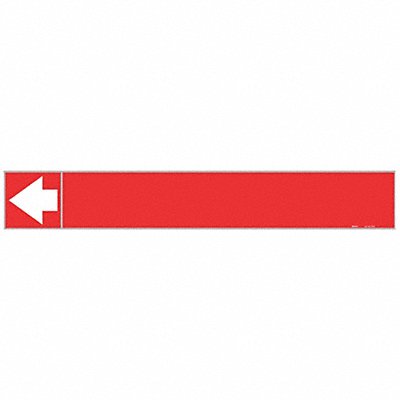 BRADY 73947 Pipe Marker Blank 2 in H 12 in W