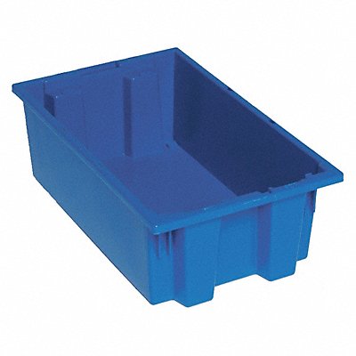 QUANTUM STORAGE SYSTEMS SNT180BL E1878 Stacking and Nesting Container Blue Solid PP