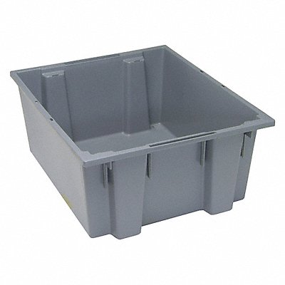 QUANTUM STORAGE SYSTEMS SNT225GY E1883 Stacking and Nesting Container Grey Solid PP