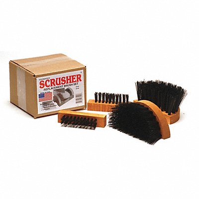 GRAINGER SBM1 Replacement Brush Set Includes 4 Brushes