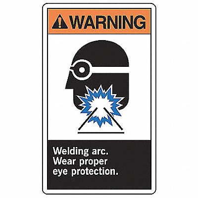 ACCUFORM LWLD300VSP Safety Label 5 inx3 1/2 in Vinyl PK5