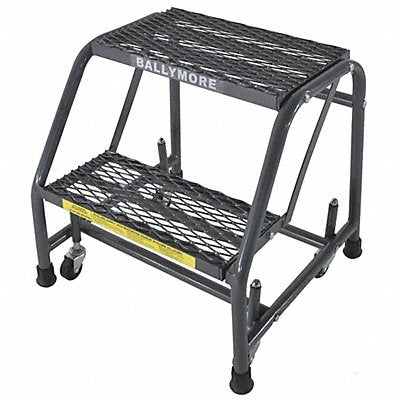 BALLYMORE 218X Rolling Ladder Steel 19 In.H