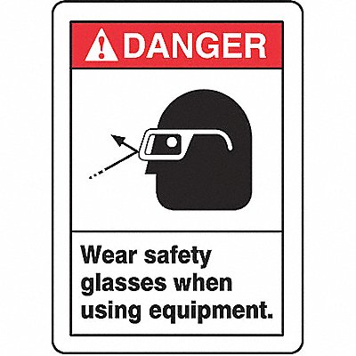 ACCUFORM LPPE001VSP Safety Label 5 inx3 1/2 in Vinyl PK5