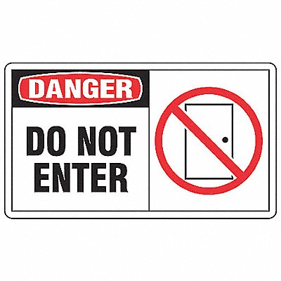 ACCUFORM LADM002VSP Safety Label 3 1/2 inx5 in Vinyl PK5