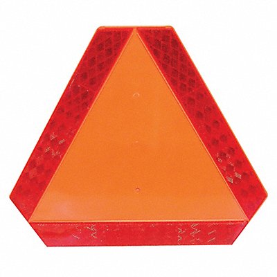 DEFLECTO 70011050 Vehicle Placard Slow Moving Vehicle Sign