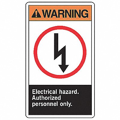 ACCUFORM LELC335VSP Safety Label 5 inx3 1/2 in Vinyl PK5
