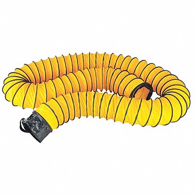 ECKO FDT21624046BR Vent Duct 8 1/2 In Dia x 15 ft Yellow