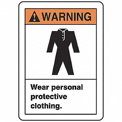 ACCUFORM LPPE304VSP Safety Label 5 inx3 1/2 in Vinyl PK5