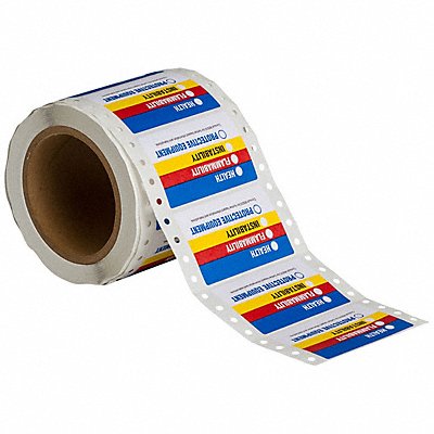 BRADY 60321 HMIG Label 1-7/8 in H 3 in W PK500