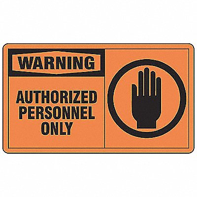 ACCUFORM LADM302VSP Safety Label 3 1/2 inx5 in Vinyl PK5
