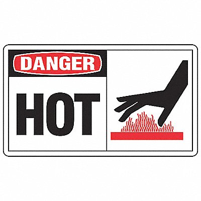 ACCUFORM LEQM015VSP Safety Label 3 1/2 inx5 in Vinyl PK5