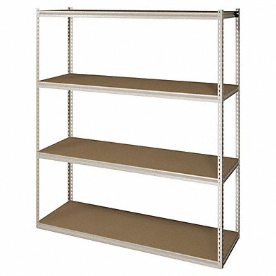 TENNSCO ZV77236S4DSAND Boltless Shelving 36x84x72in Strtr
