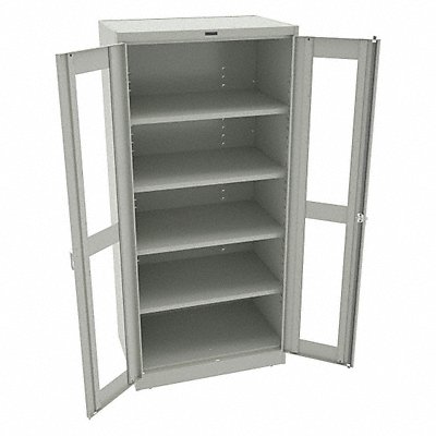 TENNSCO CVD2470LIGHTGREY Storage Cabinet 78 x36 x24 LtGry 4 Shelves