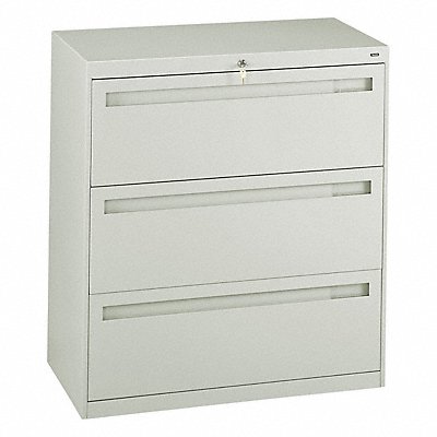 TENNSCO LPL3636L30LGHTGREY File Cabinet 36 in 3 Drawer Grey