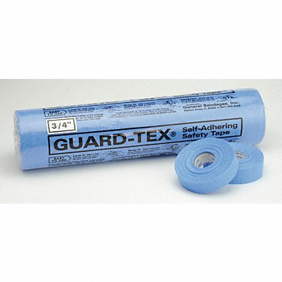 GUARD-TEX 4140834 E1700 First Aid Tape 30yd 3/4 W Blue PK16