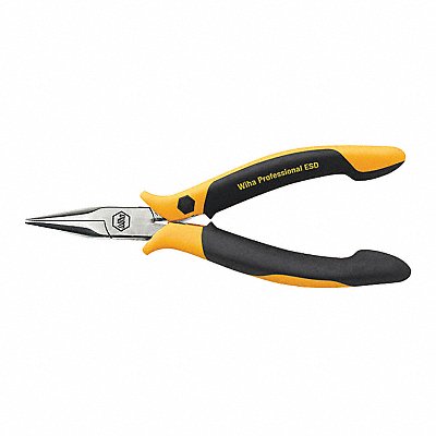 WIHA 32742 Needle Nose Plier 4-3/4 L Serrated