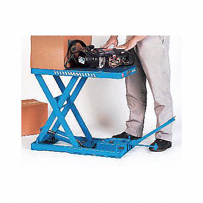 BISHAMON X25E Scissor Lift Table 550 lb 110V 1 Phase