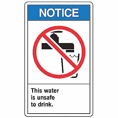 ACCUFORM LCAW804VSP Safety Label 5 inx3 1/2 in Vinyl PK5
